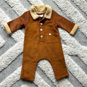 Corduroy Coveralls Jumpsuit Fall One Piece Outfit